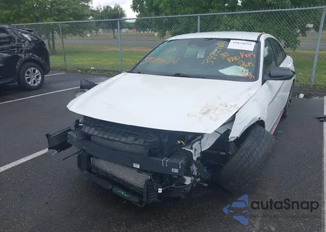 2022 Hyundai Elantra N z USA, uszkodzony, nr VIN KMHLW4AK3NU005675